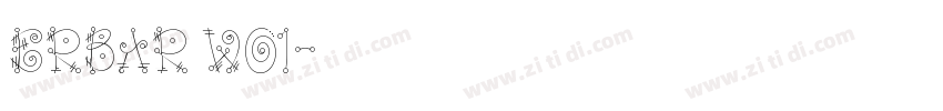 Erbar W01字体转换